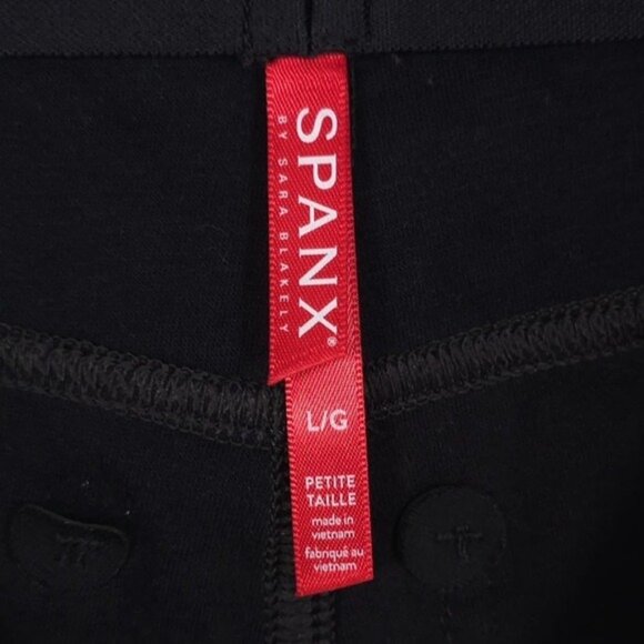 SPANX Women’s Faux Leather Like Ankle Skinny Pants 20282Q Black PETITE LARGE‎ - Picture 8 of 16